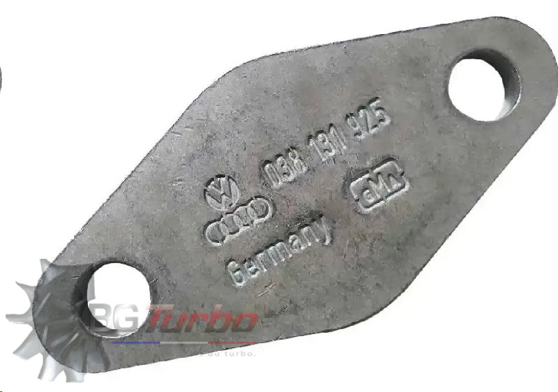 Turbo PIECES DETACHEES - NEUF - PLAQUE D'OBTURATION / COUVERCLE DE FERMETURE DU CIRCUIT EGR _ AUDI SEAT ŠKODA VOLKSWAGEN _ MOTORISATIONS DIESEL TDI _ RÉFÉRENCE OE 038131925A
